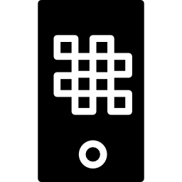 Puzzle game on mobile phone icon