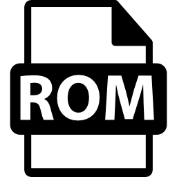 formato de arquivo rom Ícone