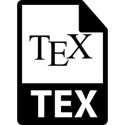 TEX file format icon