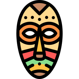 African mask icon