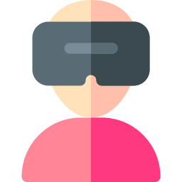 occhiali per realtà virtuale icona