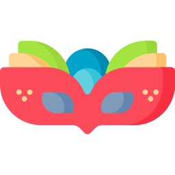 Carnival mask icon