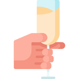 Champagne glass icon