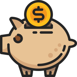 Piggy bank icon