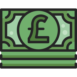 Pound bills icon