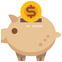 Piggy bank icon