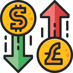 Money exchange icon