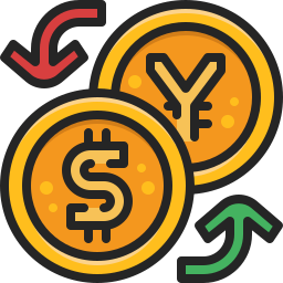 Money exchange icon