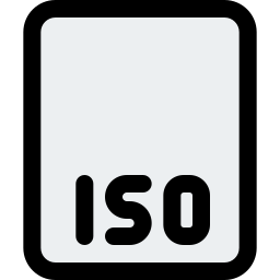 Iso file format icon