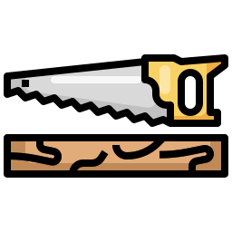 Hand saw icon