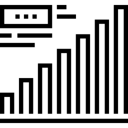 diagramme à bandes Icône