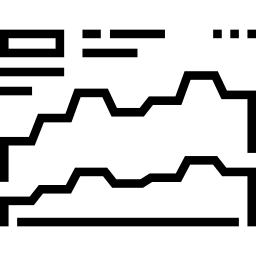 diagramme à bandes Icône