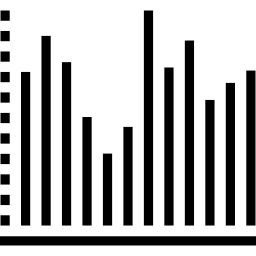 gráfico de barras Ícone