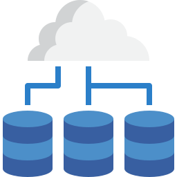 hébergement cloud Icône