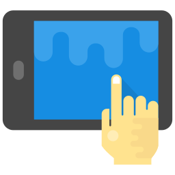 Touch screen icon