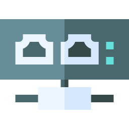 Network hub icon