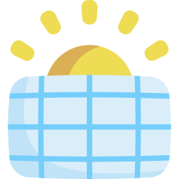 Solar panel icon