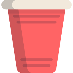 Plastic cup icon