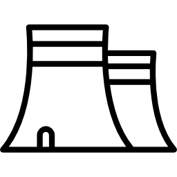 plante nucléaire Icône