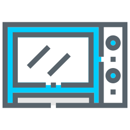 Microwave oven icon