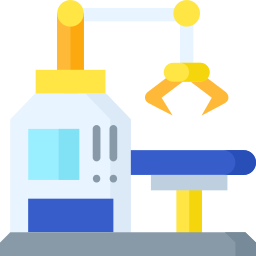 Robotic arm icon