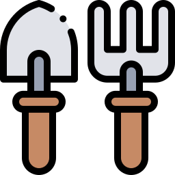 Gardening tools icon