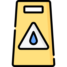 Wet floor icon