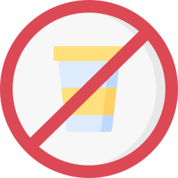 No drinking icon