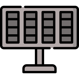 Solar panel icon