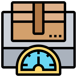 Delivery weighing icon