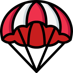 Parachuting icon