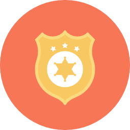 Police badge icon