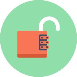 Open padlock icon