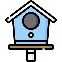 Bird house icon