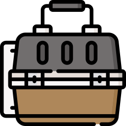 Pet carrier icon