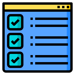 lista de controle Ícone