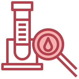 Blood sample icon