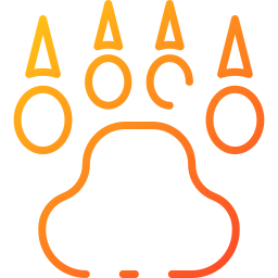 Bear paw icon