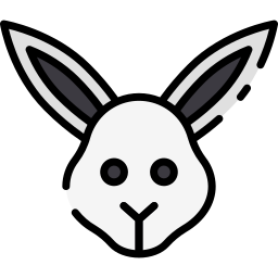 Arctic hare icon