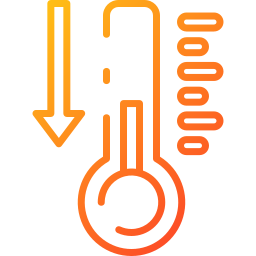 niedrige temperatur icon