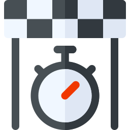 Finish line icon