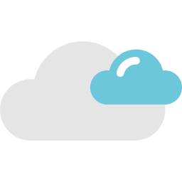 Computing cloud icon