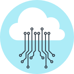 Cloud computing icon