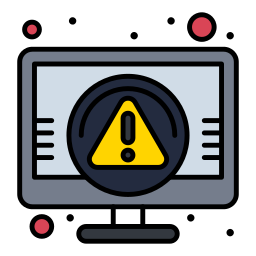 Virus warning icon