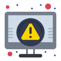 Virus warning icon