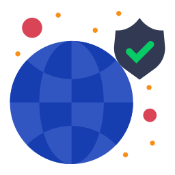 wereldwijde bescherming icoon