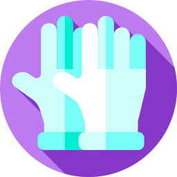 Rubber gloves icon