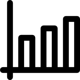 gráfico de barras Ícone