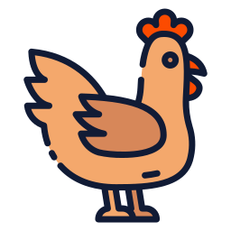 poule Icône