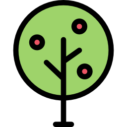 Apple tree icon